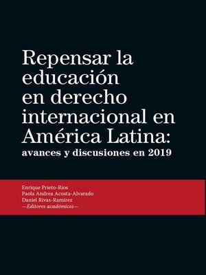 cover image of Repensar la educación en derecho internacional en América Latina